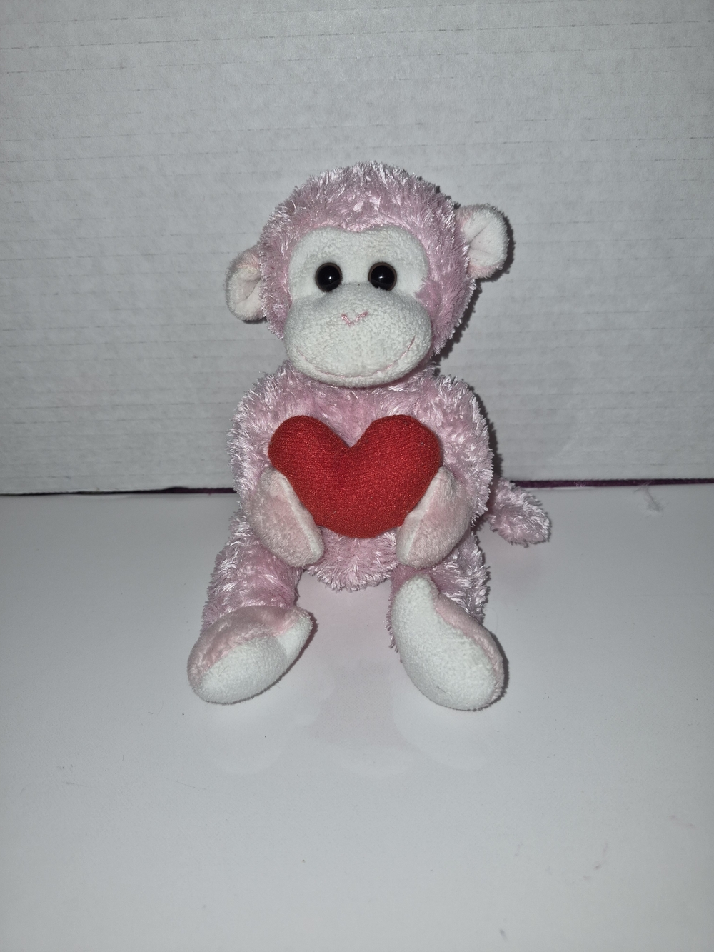 Ty Pink Monkey Beanie Baby Mischief
